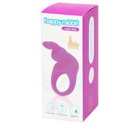 Happyrabbit - anneau pénien vibrant rechargeable - silicone violet
