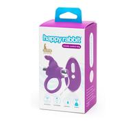Happyrabbit - anneau vibrant radio violet-argent