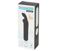 Happyrabbit Bullet - vibromasseur rechargeable en forme de lapin (noir)