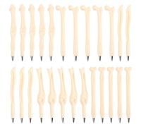 Happysnow Lot de 25 stylos à bille à encre noire pour artiste, médecin, infirmière, école, bureau, fête