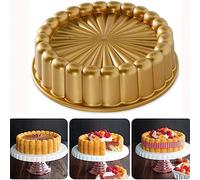 Happysnow Moule à gâteau Charlotte - Taille unique - Doré - Pour remerciements de Noël