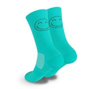 HappyTraining Chaussettes de sport amusantes, respirantes, thermorégulatrices, sans couture, originales, pour la course à pied, crossfit, cyclisme, gym, trail, trekking, pour hommes et femmes