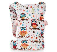 HappyVk - Porte-poupée - Porte-poupée avant et arrière pour petites filles - Hibou