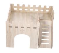 Happyyami 1 Ensemble Abri en Bois Massif Cachette De Cabane De Hamster Petit Enceinte Jouets pour Hamsters Habitat De Nidification des Hamsters Se Cache Maison De Cobaye Cacher Maisons