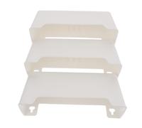 Happyyami 1 Ensemble Boîte De Stockage De Fichiers Mur Papier Déposer pour Pendaison Étagère Document Monté Titulaires des Dossiers Vertical Monter Porte-courrier Suspendu Plastique Beige