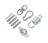 Happyyami 1 Ensemble Crochet de Suspension pour Chaise Suspendue Accessoires Robustes Inoxydable de Fixation pour Danse Yoga Au Mur Au Plafond Support Fiable pour Équipement de Gymnastique