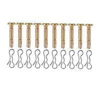 Happyyami 1 Ensemble Jeu de Goupilles de Cisaillement Inoxydable pour Déneigeuse Remplacement Durable à Usure