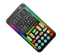 Happyyami 1 Ensemble Mini-Carte Son Voix portative Appareil Jeu Micro changeur de Voix Petit pour téléphone Portable modificateur de Voix changeur de Voix téléphonique Plastique