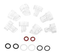 Happyyami 1 Ensemble petite pointe de bulle pelables à l'eau beauté hydraulique nettoyage Fournir conseils de remplacement plastique remplacer partie appareil aqua Gel de silice