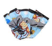 Happyyami 1 Jeu Chaussures à Semelle Souple pour Chien Bottes Chien Chaussette Nettoyeur de Pattes de Chien cônes de Chien Races Patte de Chien Protecteur de Patte de Chiot Tissu Doux Blue