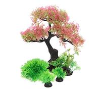 Happyyami 1 Jeu Décoration D'aquarium Squelette De Crabe Artifice Roches D'aquarium Fausses Plantes Aquariums pour Poissons Ornement Daquarium Abdos Rouge Plantes Aquatiques Accessoires