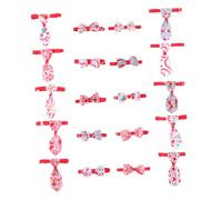 Happyyami 1 Jeu Noeud pour Animaux De Compagnie Mangeoires pour Chiens Décoration D'épissage Chat Chaton Nœud Chèvre Décoration De Bague en Rotin Cravate d'halloween Ruban