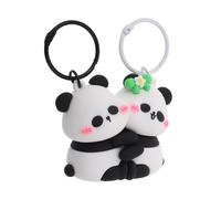 Happyyami 1 Paire Porte Clé Panda Magnétique Pendentifs pour à et Clés de Voiture Accessoire Kawaii pour à Main et Décoration Amusante