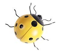 Happyyami 1 Pc Ornement Sept étoiles Usine Maisons d'oiseaux pour Le Jardin Fausse Ferme Fun grelinette Jardinage Parure de de Le Fer Yellow