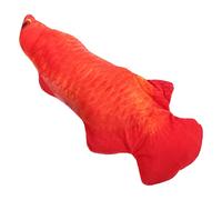 Happyyami 1 Pc Poisson Chat Électrique Tapis d'eau pour Chat Mangeoire Interactif pour Chat Casse-tête pour Chat pour Chat Jouer Peluche Courte Rouge
