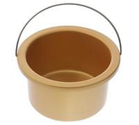 Happyyami 1 Pièce Pot de Fusion de Cire Aluminium Conteneur Pratique Chaleur pour Chauffe Cire Accessoire Fiable pour Épilation et Diy Couleur Aléatoire