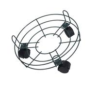 Happyyami 1 pièce Support de Pot de Fleurs Mobile avec roulettes Grand Plateau Olive Vert pour Grands Pots et Plantes et Durable