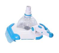 Happyyami 1 Pièce Tête Aspiration de Piscine Forme de Brosse Outil de Nettoyage de Piscine pour Fond et Murs Compatible Perches Télescopiques Couleur de Interface Aléatoire