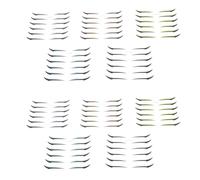 Happyyami 10 Feuilles Autocollants Eyeliner pour Yeux, Paillettes,
