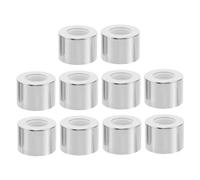 Happyyami 10 Pièces Bouchon De Bouteille D'aromathérapie Pour Diffuseurs De Parfum De Bouteille De Parfum De Verre Silver Oxyde D'aluminium