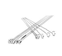 Happyyami 10 Pièces En Acier Inoxydable Barbecue Bot Barbecue Grill Panier Rôtissoire Grille Guimauve Ninja Air Friteuse Rack Barbecue Grill Brosse Plaque De Cuisson Outils Bâtons En