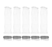 Happyyami 10 pièces Filtre Peluches Acier Inoxydable pour Machine à Laver Lot de Filets pour Tuyau de Vidange Anti-calcaire Installation Facile et Compatible Lave-linge Standard