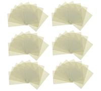 Happyyami 100 Pièces Papier absorbant l'huile dégraissant pour le visage absorbants d'huile pour le visage lingette de maquillage lingettes grasses pour le visage fibre de lin Vert