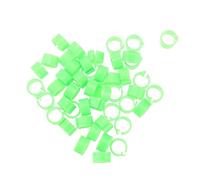 Happyyami 100pièces Anneaux De Identification pour Pigeons Anneaux De Jambe Durable pour Oiseaux Couleur Verte pour Gestion Et Concours