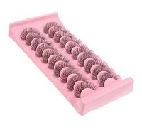 Happyyami 10paires Extensions De Cils Naturels Artificiels Fines Et Bouclées Pour Un Regard Sublimé