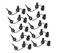 Happyyami 10pcs Buses de Pompe à Air en Caoutchouc Noir pour Gonflables et Paquet de Compression sous Vide, Légères, Sûres et Fiables, Adaptées à L'usage Domestique Voyage