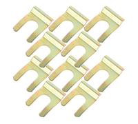 Happyyami 10pcs Clips de Tuyau de Frein en Fer Forme de U pour Fixation Fiable et Maintien Sécurisé des Câbles, pour Voitures et Camions