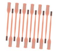 Happyyami 12 Pièces Tondeuse à Poils de Nez avec Brosse de Nettoyage Douce pour Hommes et Femmes Outil Manuel Épilation des Poils Nasaux et Sécurité Garanties
