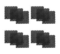 Happyyami 12pièces Planches De Filtration pour Aquarium Diviseurs De Réservoir avec Design Maille Accessoires De Séparation pour Aquariums Écologiques Et Faciles à Installer