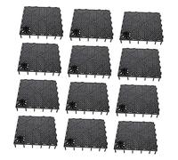 Happyyami 12pièces Plaques Isolation pour Aquariums Panneaux De Filtration De Fond Accessoires pour Réservoirs De Poissons Diviseurs avec Bonne Perméabilité