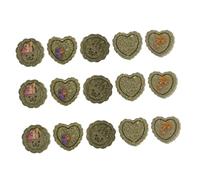 Happyyami 15 Pièces Gâteau d'herbe de Lapin Rabbit Bunny Toys Biscuits Coelho Cookies gâteaux d'herbe Jouets à mâcher friandises molaires pour Animaux de Compagnie Jouet molaire de Hamster