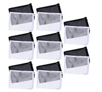 Happyyami 16 Pièces de Filtre à glissière pour Aquarium Aquariums boîte réservoirs Sachet de Filtration pour Aquarium Sachet de Filtration zippé d'aquarium en Filet Polyester
