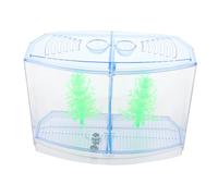 Happyyami 1ensemble Aquarium Transparent Acrylique avec LED Réserve De Reproduction pour Petits Poissons Et Création De Paysages Aquatiques pour Décorations Intérieures Et Événements