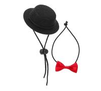Happyyami 1ensemble Chapeau Décoratif pour Petit Animal avec Nœud Ajustable Costume pour Hamster Et Lapin Accessoires De Fête Et Quotidiens