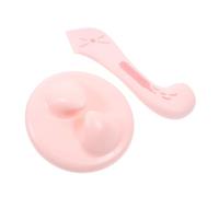 Happyyami 1ensemble Couvercle Et Cuillère pour Alimentation De Chat Couvercle Et Cuillère Pratique pour Boîtes De Conserve Accessoire Et Résistant Aux Usures pour Nourrir Votre Animal