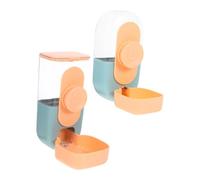 Happyyami 1ensemble Distributeur Automatique Suspendu Aliments Et Eau pour Petits Animaux Capacité pour Lapins Cobayes Hérissons Et Furets
