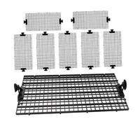 Happyyami 1ensemble Diviseur De Réservoir Aquarium Panneau Isolation pour Poissons avec Ventouses De Séparation pour Aquariums Favorise La Coexistence des Espèces