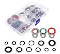 Happyyami 1ensemble Kit de Joints de Compresseur Climatisation Auto Joint Étanchéité pour Système Air Conditionné Rondelles de Rechange Étanches pour Compresseur Adapté aux Réparations