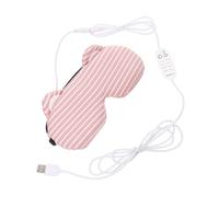 Happyyami 1ensemble Masque De Sommeil à Vapeur Usb Réglable Pour Yeux Masque Chauffant Pour La Fatigue Oculaire Pour Sommeil Réparateur Confort Optimal