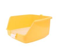 Happyyami 1pièce Bac à Litière pour Animaux De Compagnie Toilette pour Et Cochons Salle De Bain pour Petits Animaux Panier Anti-dérapant avec Espace Large Et Amovible pour Nettoyage