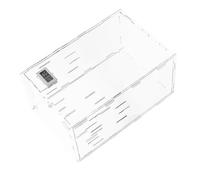 Happyyami 1pièce Boîte Élevage pour Reptiles Acrylique Transparent Conteneur Et Pratique pour Alimentation des Animaux à Sang Froid