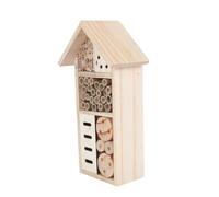 Happyyami 1pièce Maison Bois pour Insectes Habitat Suspendu pour Coccinelles Et Abeilles Refuge De Jardin Décoration Naturelle pour Extérieur