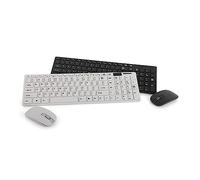 Happyyami 2.4g Clavier Et Souris sans Fil Ghz Ultra-Fin avec Housse De Protection pour Ordinateur Et Tablette