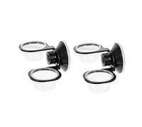 Happyyami 2 Pièces Bain d'oiseaux pour Animaux De Compagnie Suspendu Plat De Reptile Ventouse Plat De Reptile Accessoires De Réservoir De Gecko À Crête Bol d'eau De Nourriture