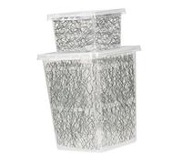 Happyyami 2 Pièces Boîte Boîte d'alimentation pour Reptiles Cage De Transport pour Reptiles Enclos D'Araignée Conteneur D'Élevage Conteneur D'Éclosion Réservoir De Reptile Cas D'Élevage De
