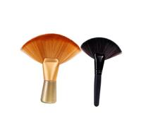 Happyyami 2 Pièces Brosse à cheveux de barbier brosse de barbier Brosse de nettoyage plumeau de barbier nettoyeur de brosse à cheveux Fournitures de coiffure brosse de coiffure Plastique